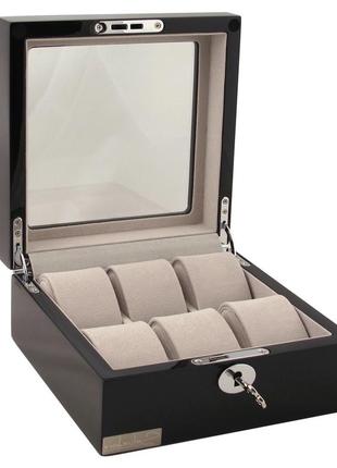 Шкатулка для зберігання годинників salvadore 841-6bg