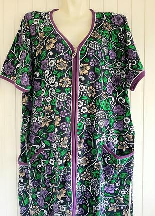 Женский трикотажный халат размер 60/62