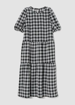 Плаття h&m  чорне з білим