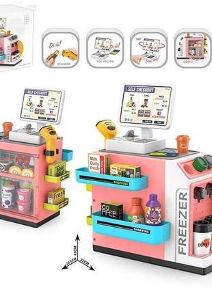 Супермаркет 668-138 (18) 46 елементів, звук, підсвічування, сканер, продукти, купюри, монети, на батарейках, в