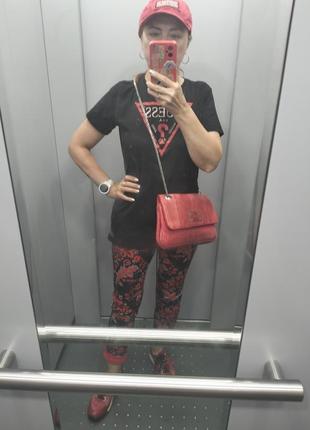 Брюки в принт квіти