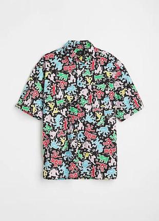 Рубашка колоборация h&amp;m &amp; keith haring 3