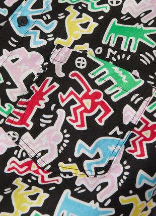 Рубашка колоборация h&amp;m &amp; keith haring 7