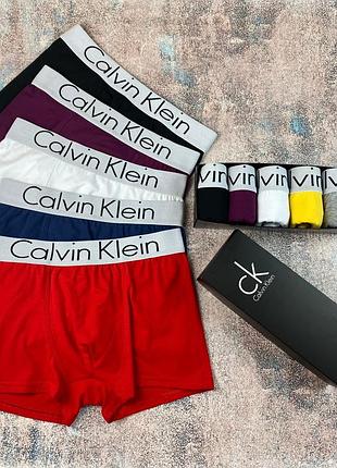 Боксери calvin gray (в коробці 5 штук)