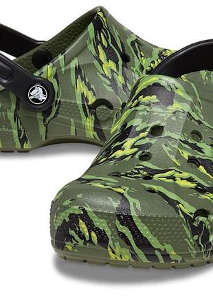 Сабо crocs baya seasonal printed, m9, m10, m11, м11, m13