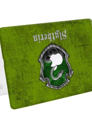 Чехол пластиковый для apple macbook pro / air слизерин (slytherin) макбук про case hard cover прозрачный5 фото