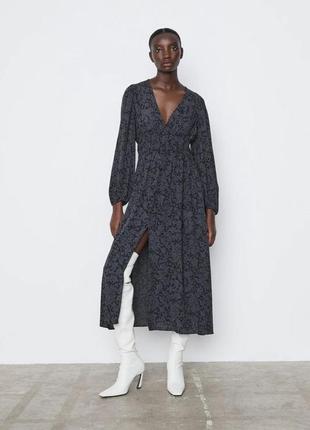 Платье миди zara