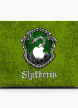 Чехол пластиковый для apple macbook pro / air слизерин (slytherin) макбук про case hard cover прозрачный3 фото