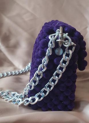 Сумка -клатч из бусин