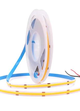 Світлодіодна led стрічка prolum™ cob 24v 480 led 5500k ip20 pro біла
