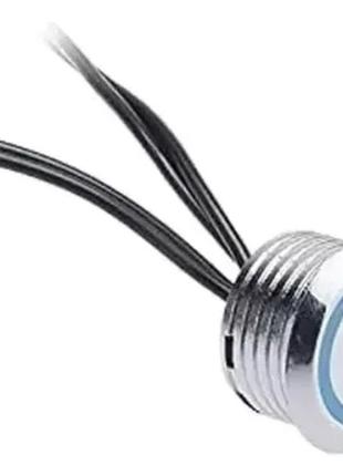 Вимикач сенсорний 17.5мм із діммером та підсвіткою 5-24v 4а хром