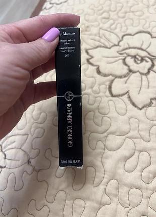 Giorgio armani - lip maestro блеск для губ - # 206 (cedar) 6.5ml/0.22oz