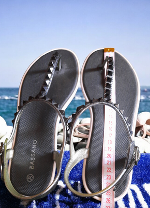 Удобные силиконовые босоножки сланцы мыльницы пляжные тапки bassano p.404 фото