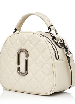 Сумка женская из натуральной кожи белая bags4life 8376