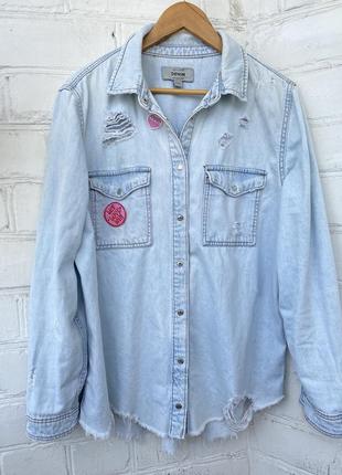 Очень крутая 🔥🔥стильна джинсова сорочка