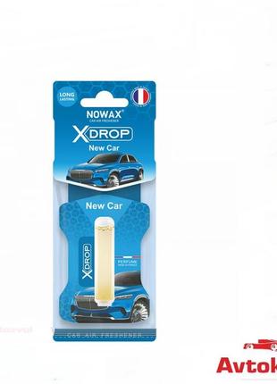 Ароматизатор запах рідкий у машину пахучка для авто повітря капсульний nowax x drop new car (нова машина)