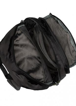 Рюкзак мужской из полиэстера зелёно-черный fouvor 2866-19