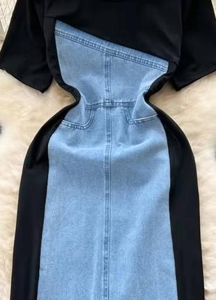 Стильна джинсова сукня