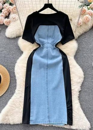 Стильна джинсова сукня