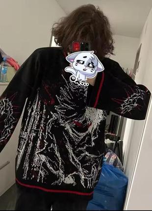 В наличии свитер у2к zxc zxcursed ghoul hikikomori kai