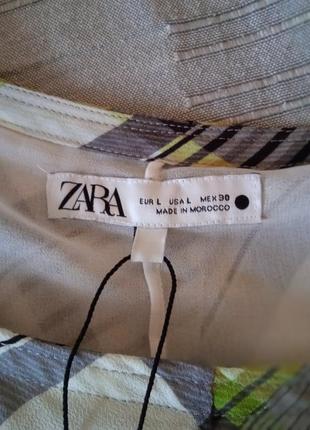Юбка zara новая классная с принтом7 фото
