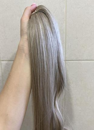 Волосы искусственные, хвостик на липучке