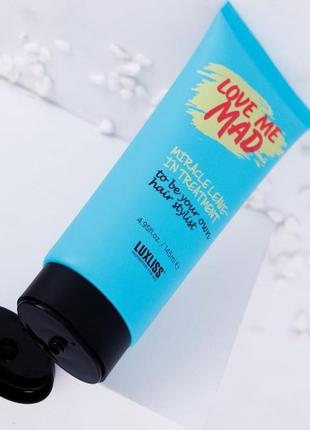 Крем для волос luxliss love me mad miracle leave in treatment "чудо восстановления 10...
