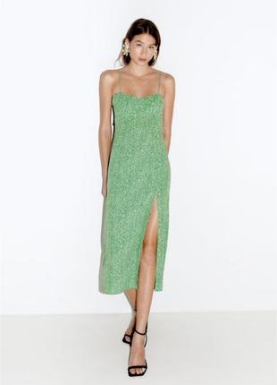 Zara сарафан, платье миди