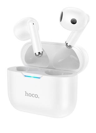 Наушники беспроводные bluetooth hoco ew34 в кейсе, белые