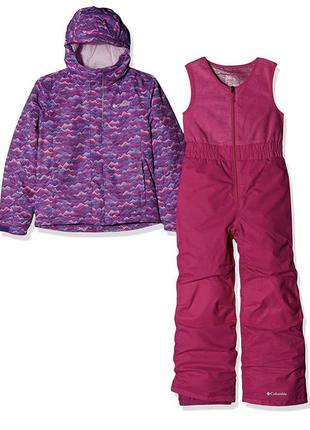 Columbia buga set 2t, 3t дитячий зимовий комплект комбінезон штани куртка omni-heat із системою зрос