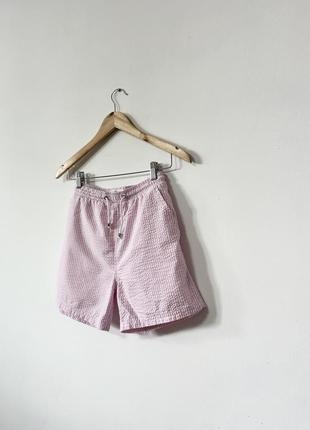Котонові муслінові шорти в смужку primark🌿