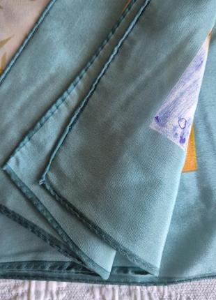 Женский шелковый платок картина цветы