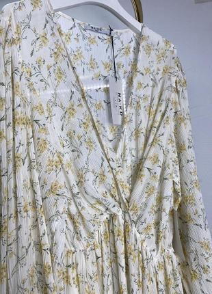 Довге шифонове плаття з квітковим принтом бренда na-kd5 фото