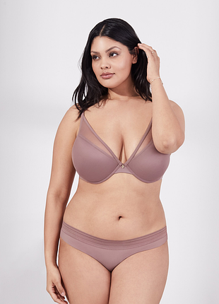 Бюстгальтер с глубоким вырезом от thirdlove есть размеры