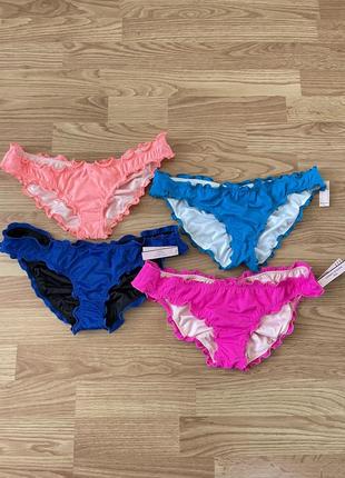 Victoria's secret ruffle cheeky bottom плавки від купальника
