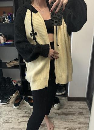 Светр кардиган chrome hearts