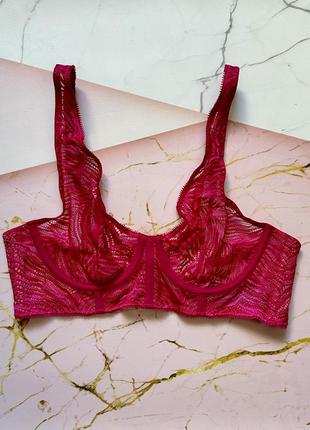 Лиф бралетт zebra lace plunge bra