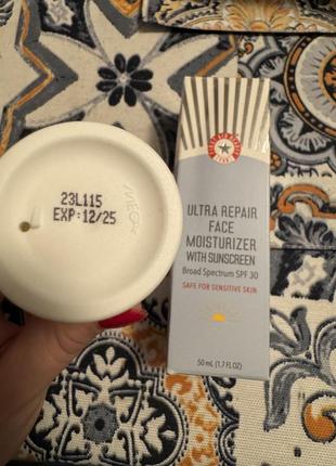 First aid beauty fab ultra repair face moisturizer spf30 50 мл2 фото