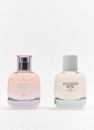 Набор парфюма zara wonder rose summer + wonder rose