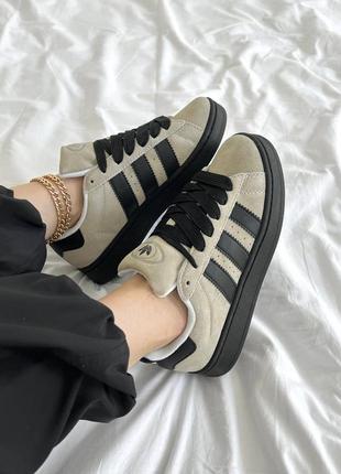 35 кольорів🌈 жіночі кросівки в стилі adidas campus адідас кампус / демісезонні / літні, осінні / замша / білі, чорні, сірі, рожеві, бежеві