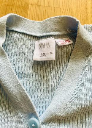 Детский кардиган кофта для девочки zara, 86 см2 фото