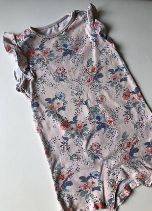 Нежный цветочный песочник от next ❤️  *стан - идеальный *размер - 80 (нет бирки) *очень нежная ткань