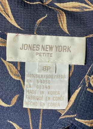 Шовкова сорочка 🪆 john new york 🚪 размер s petite укороченная5 фото