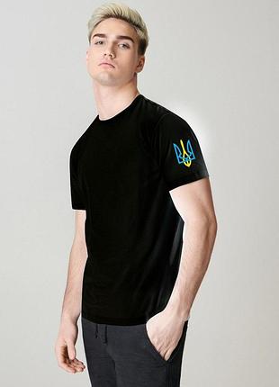 Bono футболка чорна 950101 принт герб 6