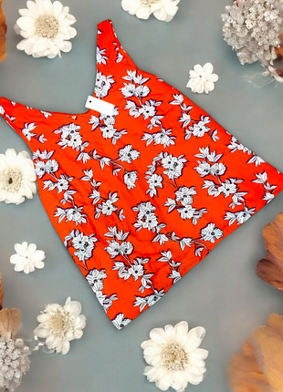 Нарядная блуза топ в цветочный принт evans этикетка