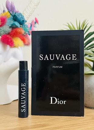 Оригинал пробник парфюма духи christian dior sauvage parfum