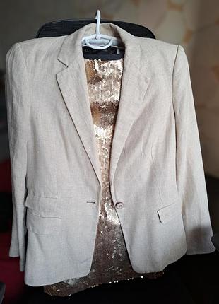 Жакет лляний жіночий zara s