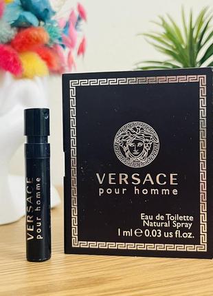 Оригинальный пробник парфюма туалетная вода versace pour homme