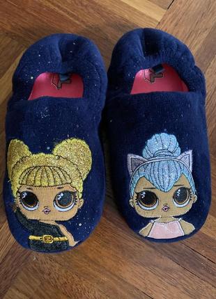 Нові домашні капці для дівчинки lol surprise 32-34 uk 🇬🇧