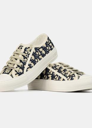 Dior low-top black стильні жіночі кеди діор